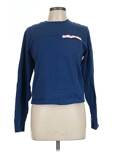 Pre-owned Columbia Long Sleeve T-shirt In Blue