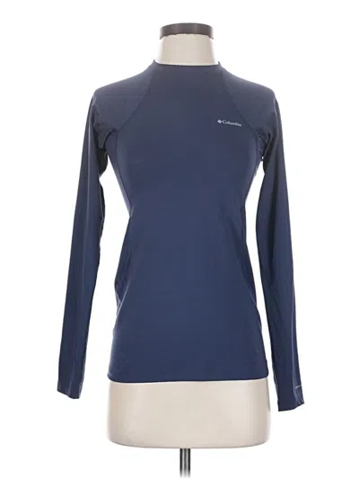 Pre-owned Columbia Long Sleeve T-shirt In Blue