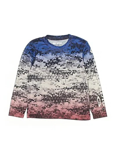 Pre-owned Columbia Kids' Long Sleeve T-shirt In Blue