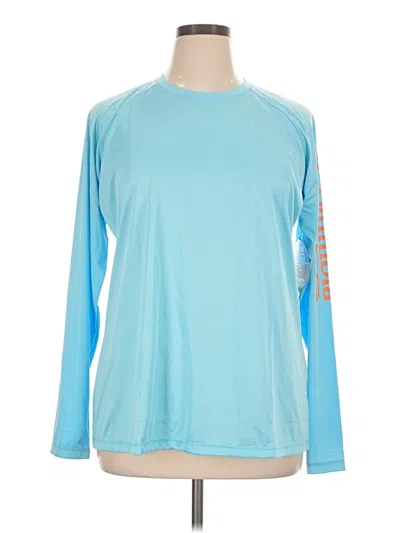 Pre-owned Columbia Long Sleeve T-shirt In Blue