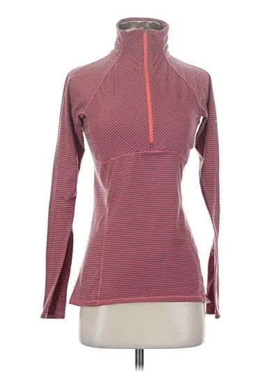 Pre-owned Columbia Long Sleeve T-shirt In Burgundy