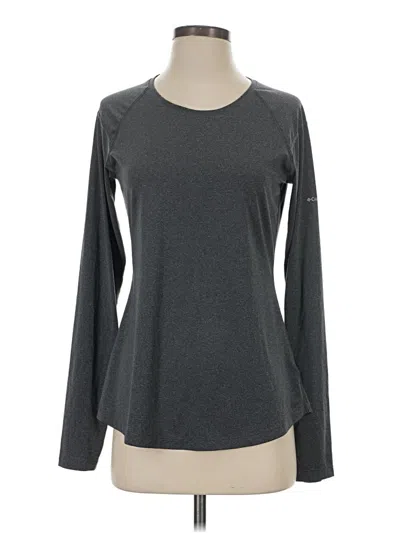Pre-owned Columbia Long Sleeve T-shirt In Gray