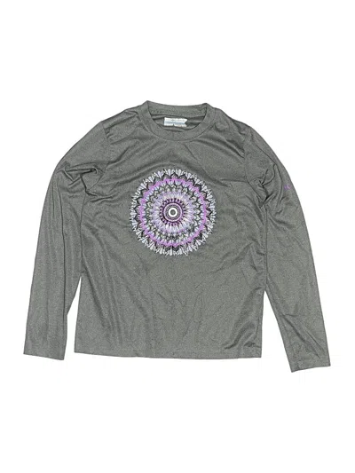 Pre-owned Columbia Kids' Long Sleeve T-shirt In Gray