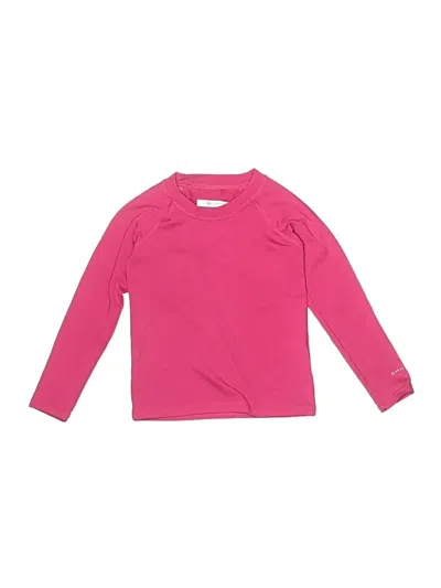 Pre-owned Columbia Kids' Long Sleeve T-shirt In Pink