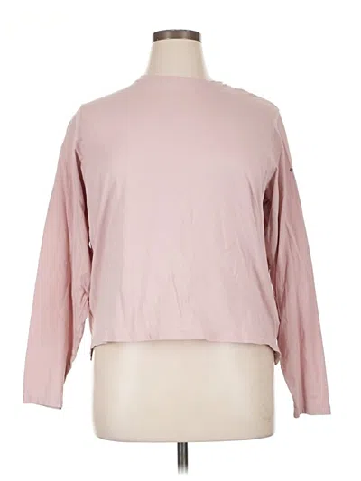 Pre-owned Columbia Long Sleeve T-shirt In Pink