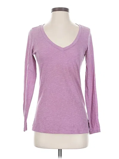 Pre-owned Columbia Long Sleeve T-shirt In Purple