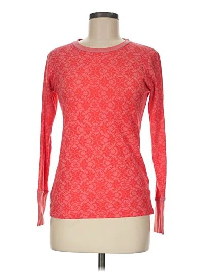 Pre-owned Columbia Long Sleeve T-shirt In Red