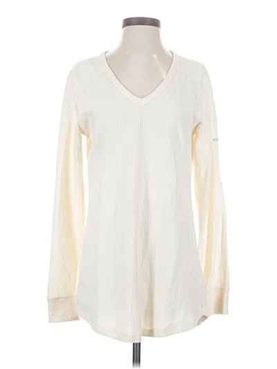 Pre-owned Columbia Long Sleeve T-shirt In White