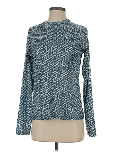 Pre-owned Columbia Long Sleeve Turtleneck In Blue