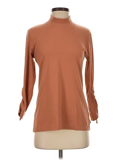 Pre-owned Columbia Long Sleeve Turtleneck In Brown
