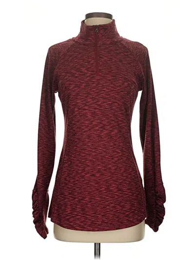 Pre-owned Columbia Long Sleeve Turtleneck In Burgundy