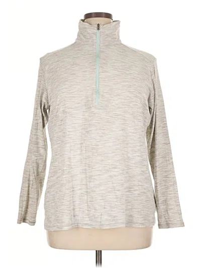 Pre-owned Columbia Long Sleeve Turtleneck In Gray