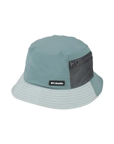 Columbia Man Hat Deep Teal Size L/xl Polyester, Elastane In Green