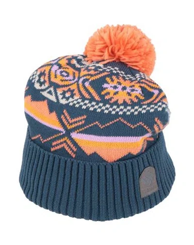 Columbia Man Hat Navy Size Onesize Recycled Polyester In Blue