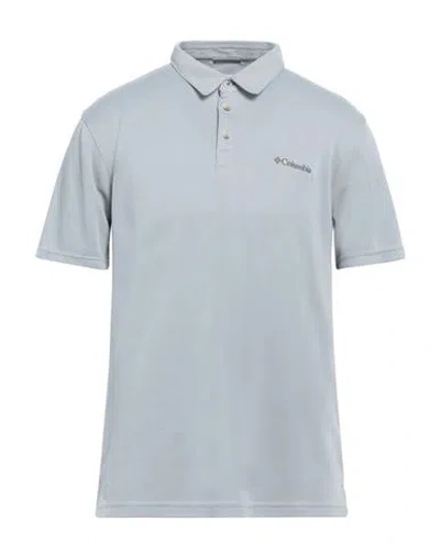 Columbia Man Polo Shirt Light Grey Size S Modal, Polyester, Cotton