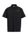 Columbia Man Shirt Black Size M Nylon In Black
