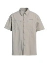 Columbia Man Shirt Light Grey Size S Nylon