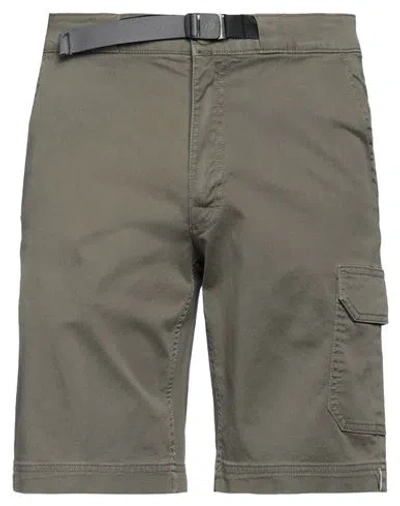 Columbia Man Shorts & Bermuda Shorts Military Green Size 28 Cotton, Elastane