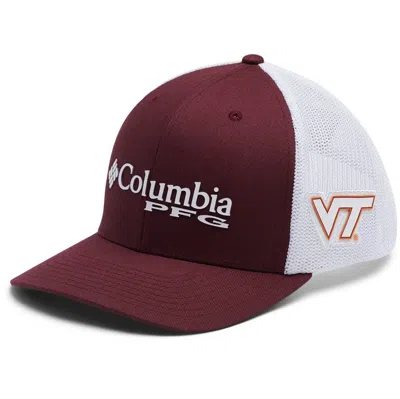 Columbia Maroon Virginia Tech Hokies Pfg Snapback Adjustable Hat