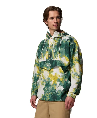 Columbia Men's Acker Rock Regular Fit Windbreaker Jacket In Green