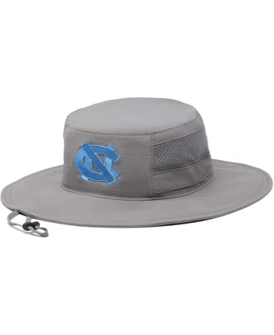 Columbia Men's And Women's  Gray North Carolina Tar Heels Bora Bora Booney Ii Omni-shade Hat
