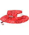 Columbia Men's And Women's Red Georgia Bulldogs Bora Bora Printed Booney Hat In Red