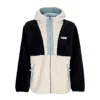Columbia Men's Backbowl Sherpa Hoodie Black/dark Stone In Black/dark Stone