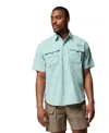 Columbia Men's Bahama Short Sleeve Shirt In Green