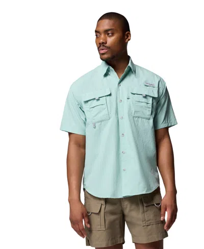 Columbia Men's Bahama Short Sleeve Shirt In Green