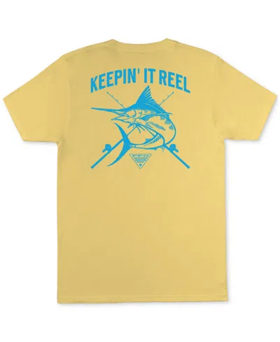 Columbia Men's Be Reel Pfg Marlin Graphic T-shirt In Sunlit