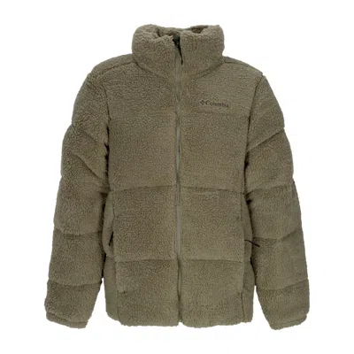 Columbia Men's Bear Puffect Sherpa Jacket Stone Green