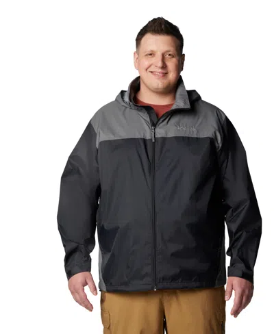 Columbia Men's Big & Tall Glennaker Lake Ii Rain Jacket In Black