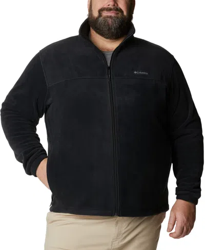 Columbia Men's Big & Tall Steens Mountain Fleece Jacket In Black