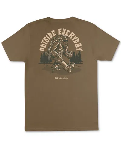 Columbia Men's Big Foot Outside Everyday Graphic T-shirt In Green