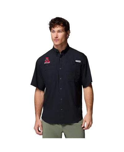 Columbia Black Alabama Crimson Tide Tamiami Omni-shade Button-down Shirt