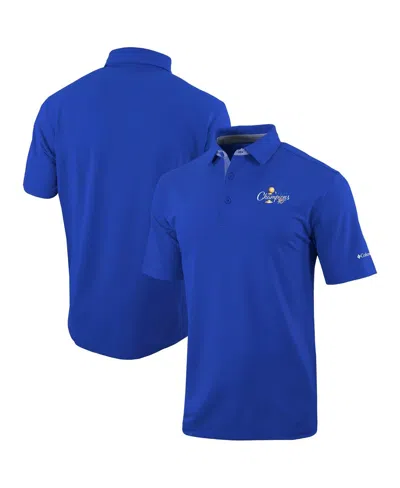 Columbia Men's Blue Oklahoma City Thunder 2025 Nba Finals Champions Even Lie Omni-wick Polo Shirt