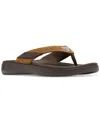 Columbia Men's Boatside Leather Lightweight Flip Flop Sandals