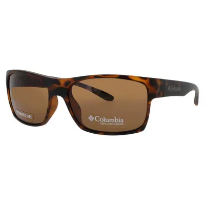 Columbia Men's Brown Rectangular Sunglasses C566sp240 In ["brown"]