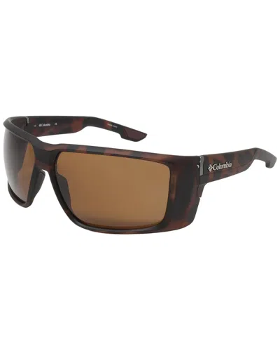 Columbia Men's C501sp 65mm Polarized Sunglasses In Brown
