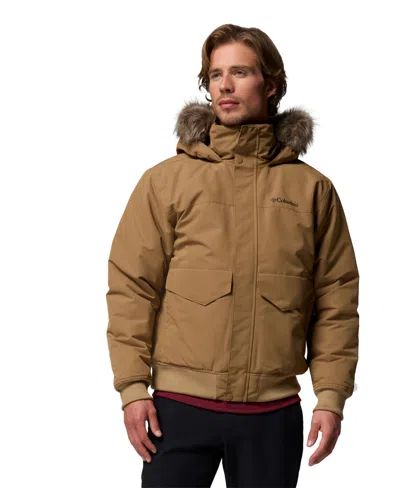 Columbia Men's Cape Ridge Bomber Jacket In Brown