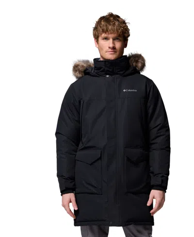 Columbia Men's Cape Ridge Parka Jacket In Black