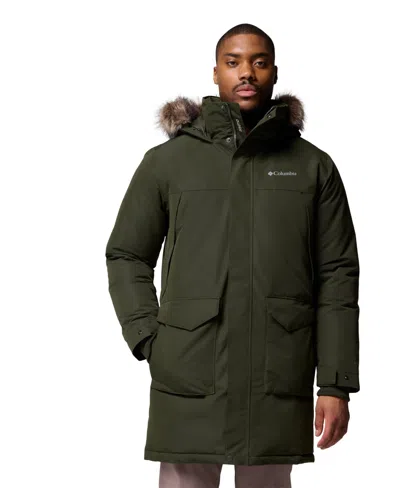 Columbia Men's Cape Ridge Parka Jacket In Green