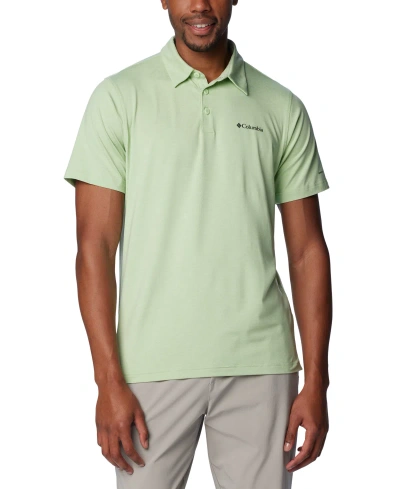 Columbia Men's Carter Short Sleeve Performance Crest Polo In Sage Leaf