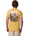 Columbia Men's Cenat Graphic T-shirt In Yellow