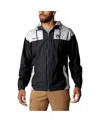 Columbia Men's  Black Brooklyn Nets Big And Tall Flash Forward Challenger Full-zip Hoodie In Black