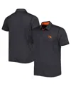 Columbia Men's  Black Oregon State Beavers Tech Trail Omni-shade Polo Shirt In Black