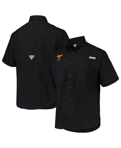 Columbia Black Tennessee Volunteers Pfg Tamiami Omni-shade Button-down Shirt