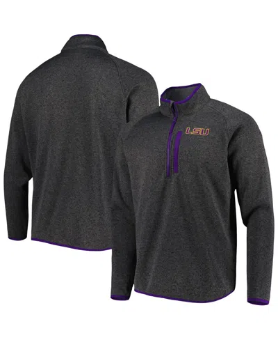 Columbia Men's  Charcoal Lsu Tigers Canyon Point Omni-shield Raglan Half-zip Top