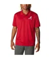Columbia Men's  Crimson Alabama Crimson Tide Pfg Tamiami Omni-shield Polo Shirt In Crimson
