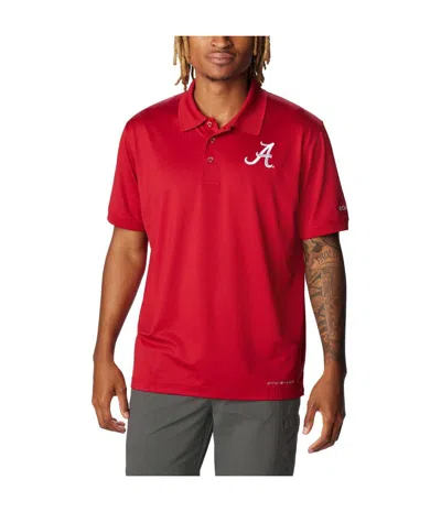 Columbia Men's  Crimson Alabama Crimson Tide Pfg Tamiami Omni-shield Polo Shirt